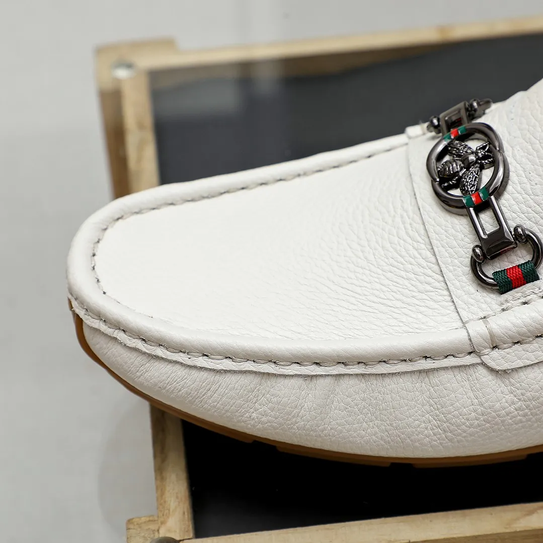 Men's shoes💰360💰🕷🕷️【 GUCCI 】Gucci's best-selling trendy men's casual slip-on shoes 🇨🇳Official website original 1:1 mold 💯Original quality, fine workmanship ☘Fashionable and versatile, perfect shape, comfortable on the feet 🍓Trendy men's recommended model, imported cowhide on the top layer 🎋High-quality pigskin lining, rubber wear-resistant and non-slip outsole, high-end atmosphere, worth owning 🍉Optional 38-44
